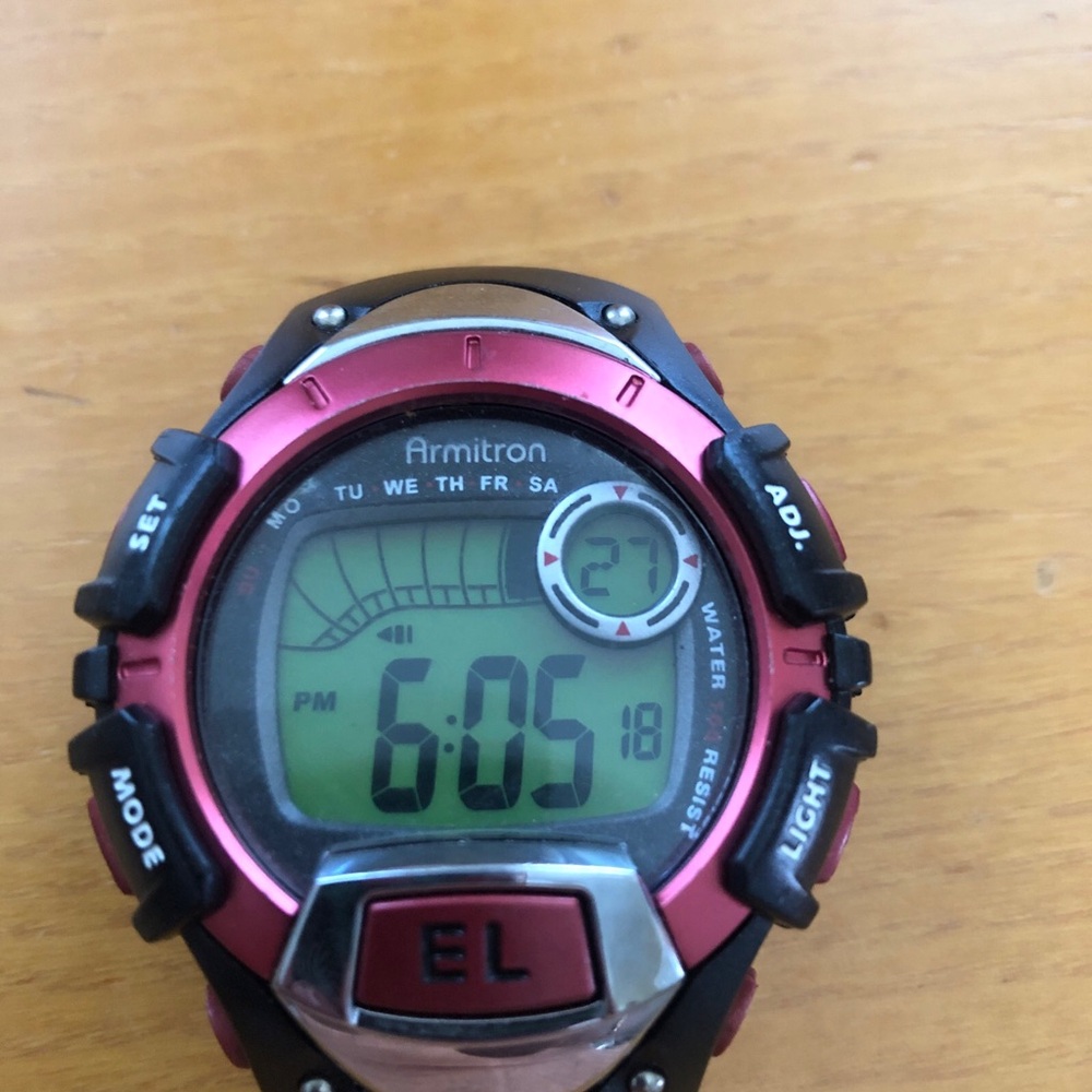 Armitron Red Digital Sports Watch